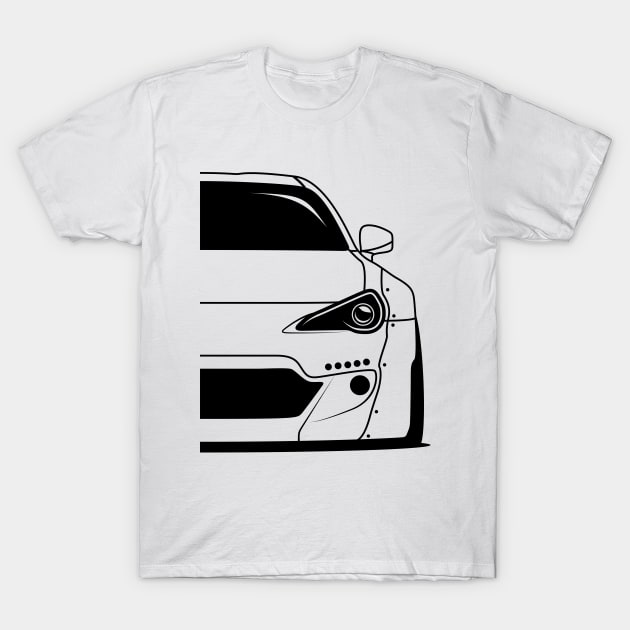 JDM GT86 Front T-Shirt by GoldenTuners